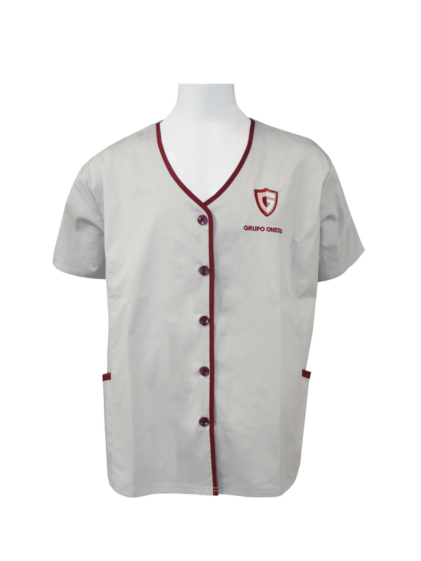 160 GSM 65% Polyester 35% Cotton Women Medical Uniform Scrubs Anti Stain Anti-oil Waterproof